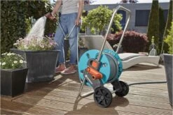 GARDENA - AquaRoll CleverRoll S Set Slangenwagen - Incl. 20 M Slang - Maximaal 40 M Opbergcapaciteit -Tuingereedschaps Winkel 1200x800 160
