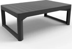 Allibert Lyon Tuintafel - 116x71,5x66/40 Cm - Grafiet -Tuingereedschaps Winkel 1200x820