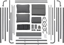 Schommelbank / Ligbank Kassandra - Donkergrijs -Tuingereedschaps Winkel 1200x846