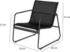 909 Outdoor Tuinset Camilla - 4-delig - Dubbele Zitbank - 2 Stoelen - Tafel - Stalenframe -Tuingereedschaps Winkel 1200x882