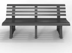 Casaria Tuinbank Orchidea – Kunststof/240kg Belastbaar – Antraciet -Tuingereedschaps Winkel 1200x897