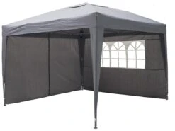 Garden Royal Partytent 3x3m Easy Up Grijs Met 4 Zijwanden -Tuingereedschaps Winkel 1200x900 5