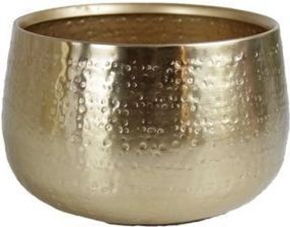 Karakter Bloempot Goud - XXL 2 Karakter Bloempot Goud - XXL - Afbeelding 2