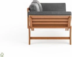 Loungebank Tuin FSC Antraciet – Makkelijk Verstelbaar Lounge Bank Balkon – Tuinbank Lounge Hardhout FSC – Perfecthomeshop -Tuingereedschaps Winkel 1200x942