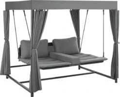 Schommelbank / Ligbank Kassandra - Donkergrijs -Tuingereedschaps Winkel 1200x973 1