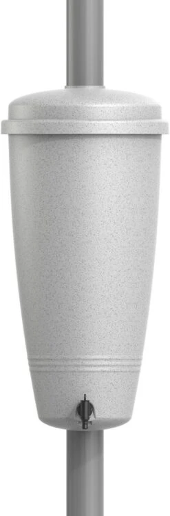 Elho Green Basics Rain Catcher 33 - Regenton Voor Balkonbuiten - Ø 33.5 X H 73.5 Cm - Grijs/Living Concrete -Tuingereedschaps Winkel 396x1200