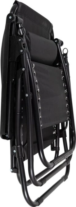 Luxe Ligstoel Met Hoofdsteun & Voetsteun - Verstelbare Rugleuning - Zonnebed Relaxstoel Voor Tuin/Terras/Strand/Balkon/Zwembad/Camping - Inklapbaar - Weerbestendig - Zwart 14 Luxe Ligstoel Met Hoofdsteun & Voetsteun - Verstelbare Rugleuning - Zonnebed Relaxstoel Voor Tuin/Terras/Strand/Balkon/Zwembad/Camping - Inklapbaar - Weerbestendig - Zwart -Tuingereedschaps Winkel 445x1200