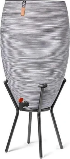 Capi Europe - Regenton Rib NL - 56x123 - Ivoor - Voor Binnen En Buiten - RKOFI1132 -Tuingereedschaps Winkel 531x1200