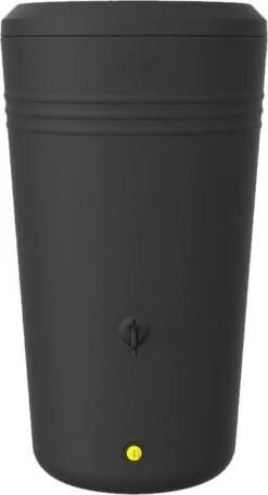 Elho Green Basics Regenton - Regenton - Living Black - Buiten - 200 Liter -Tuingereedschaps Winkel 650x1200