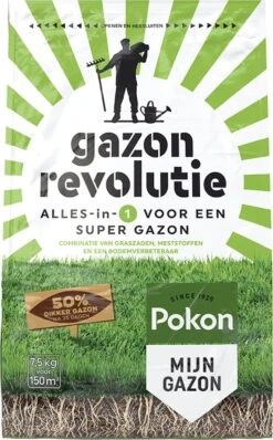 Pokon Gazon Revolutie - 7,5kg - Gazonmest / Graszaad / Bodemverbeteraar - Geschikt Voor 150m² - Binnen 15 Dagen Resultaat 10 Pokon Gazon Revolutie - 7,5kg - Gazonmest / Graszaad / Bodemverbeteraar - Geschikt Voor 150m² - Binnen 15 Dagen Resultaat -Tuingereedschaps Winkel 744x1200
