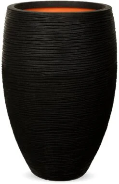 Capi Europe - Vaas Elegant Deluxe Rib NL - 56x84 - Zwart - Voor Binnen En Buiten - KBLR1132 17 Capi Europe - Vaas Elegant Deluxe Rib NL - 56x84 - Zwart - Voor Binnen En Buiten - KBLR1132 -Tuingereedschaps Winkel 779x1200