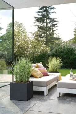 Elho Vivo Next Vierkant 40 - Plantenbak Voor Binnen & Buiten - Ø 39.0 X H 37.9 Cm - Zwart/Living Black -Tuingereedschaps Winkel 800x1200 45