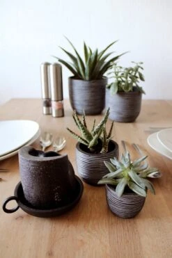 Capi Europe - Set Van 4 - Bloempot Binnen - Rib Antraciet -Tuingereedschaps Winkel 800x1200 51