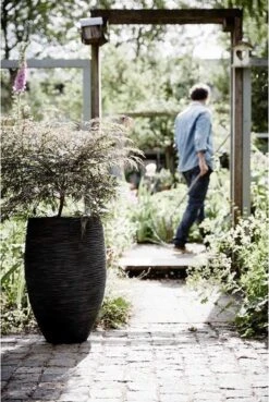 Capi Europe - Vaas Elegant Deluxe Rib NL - 56x84 - Zwart - Voor Binnen En Buiten - KBLR1132 14 Capi Europe - Vaas Elegant Deluxe Rib NL - 56x84 - Zwart - Voor Binnen En Buiten - KBLR1132 -Tuingereedschaps Winkel 803x1200 3