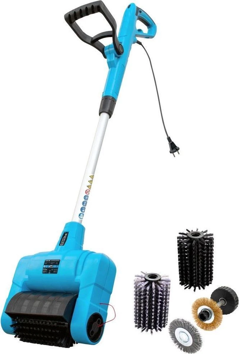 Güde Elektrische Oppervlakte- En Voegenreiniger - MET Telescopische Stang & 4 Voegenborstels - GUB 500 1 Güde Elektrische Oppervlakte- En Voegenreiniger - MET Telescopische Stang & 4 Voegenborstels - GUB 500