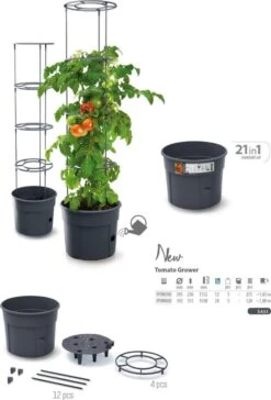 TOMATENPOT VOOR HET KWEKEN VAN TOMATEN PROSPERPLAST 28L -Tuingereedschaps Winkel 815x1200
