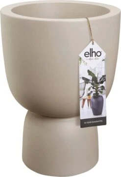 Elho Pure Coupe 35 - Bloempot Voor Binnen & Buiten - Ø 34.9 X H 49.0 Cm - Beige/Balanced Beige 32 Elho Pure Coupe 35 - Bloempot Voor Binnen & Buiten - Ø 34.9 X H 49.0 Cm - Beige/Balanced Beige -Tuingereedschaps Winkel 821x1200