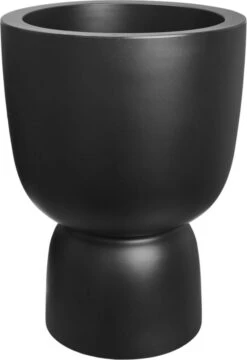 Elho Pure Coupe 41 - Bloempot Voor Binnen & Buiten - Ø 41.3 X H 57.9 Cm - Zwart/Zwart -Tuingereedschaps Winkel 823x1200 2