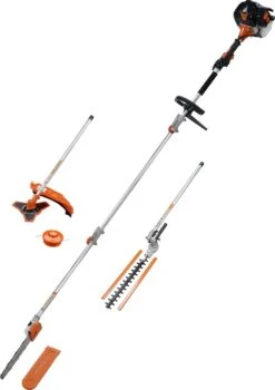 TIMBERPRO - 5-in-1 – Multitool – Benzine - Kettingzaag - Bosmaaier -Kantenmaaier - Haagschaar - Verlengstuk - 52 Cc. -Tuingereedschaps Winkel 848x1200