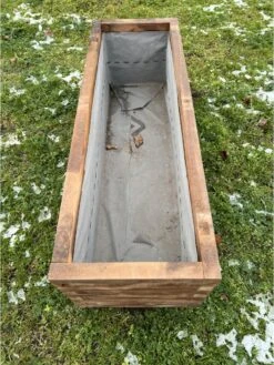 AMISHOUT - Plantenbak Van Balkjes 120x40x40 Cm - Bruin 5 AMISHOUT - Plantenbak Van Balkjes 120x40x40 Cm - Bruin -Tuingereedschaps Winkel 902x1200 2