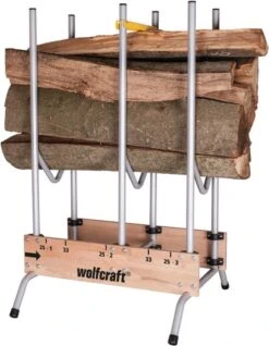 Wolfcraft - Professionele Zaagbok - Voor Kettingzaag - Hout - Opbouwbare, Stabiele Zaagbok Voor Brandhout - 5121000 - 10 JAAR GARANTIE -Tuingereedschaps Winkel 933x1200