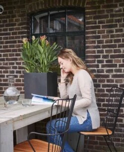 Capi Europe - Bloempot Vierkant Smooth NL - 50x50x50 - Zwart - Voor Binnen En Buiten - KBL904 -Tuingereedschaps Winkel 983x1200 1